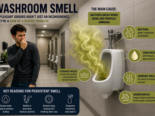 The Science of Restroom Odour: Why Urine + Water = Smell (And How Zerodor Breaks the Equation)