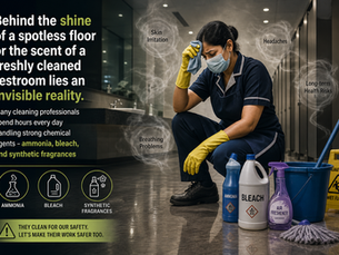 Care For Those Who Care For Our Spaces — Say No to Harmful Chemicals