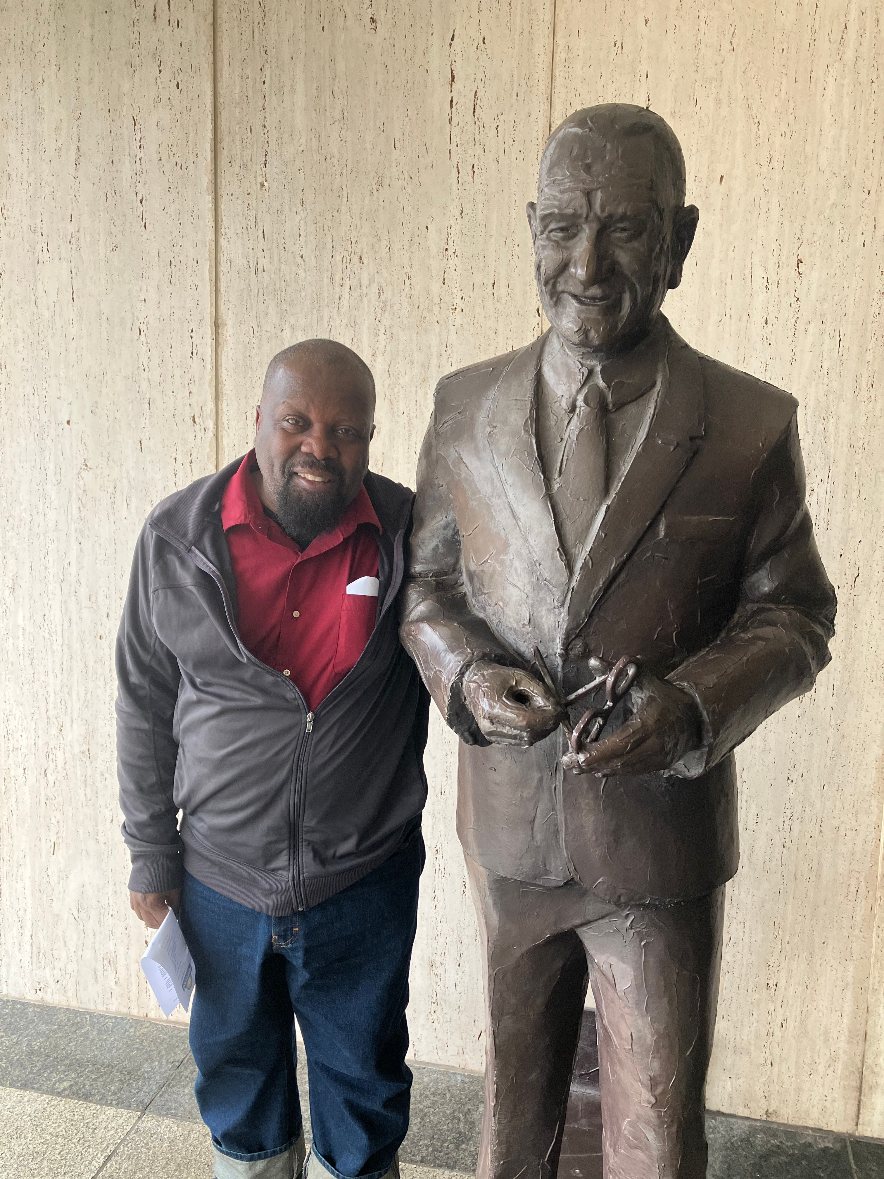 Lyndon B Johnson and Author A.Taylor