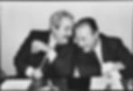 A historic image for the Italian people that became a mural, a stamp, and flags: Giovanni Falcone and Paolo Borsellino.