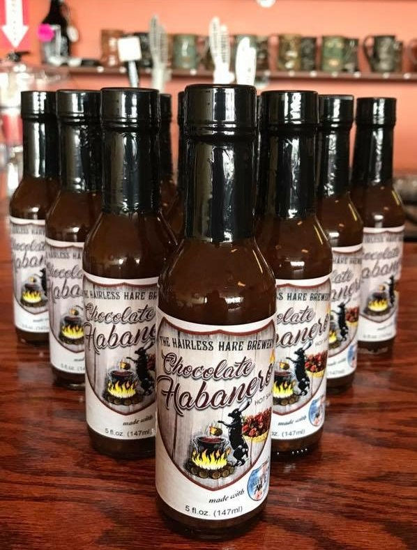 Chocolate Habanero Sauce hairlessharebrewery