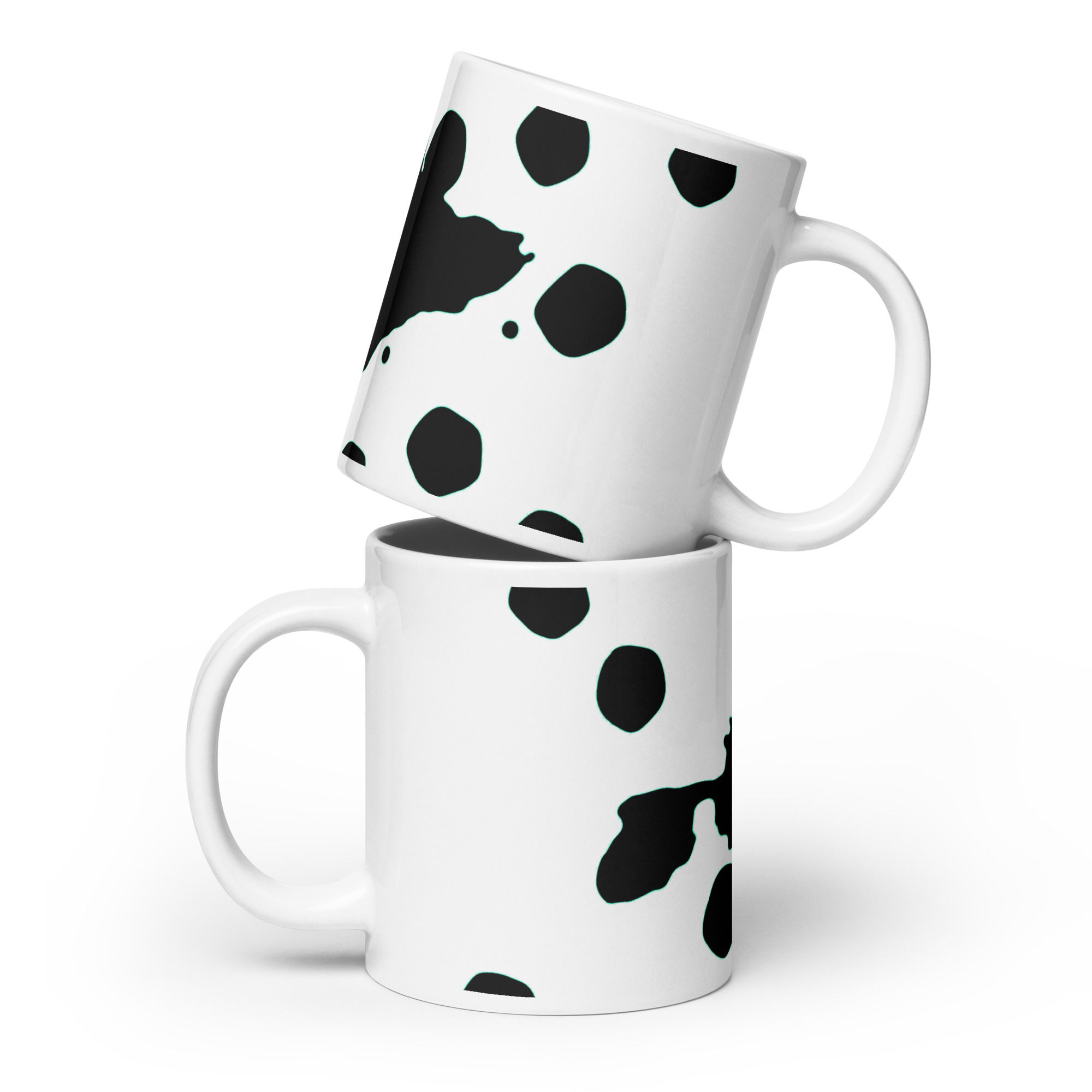 Spill Black Mug
