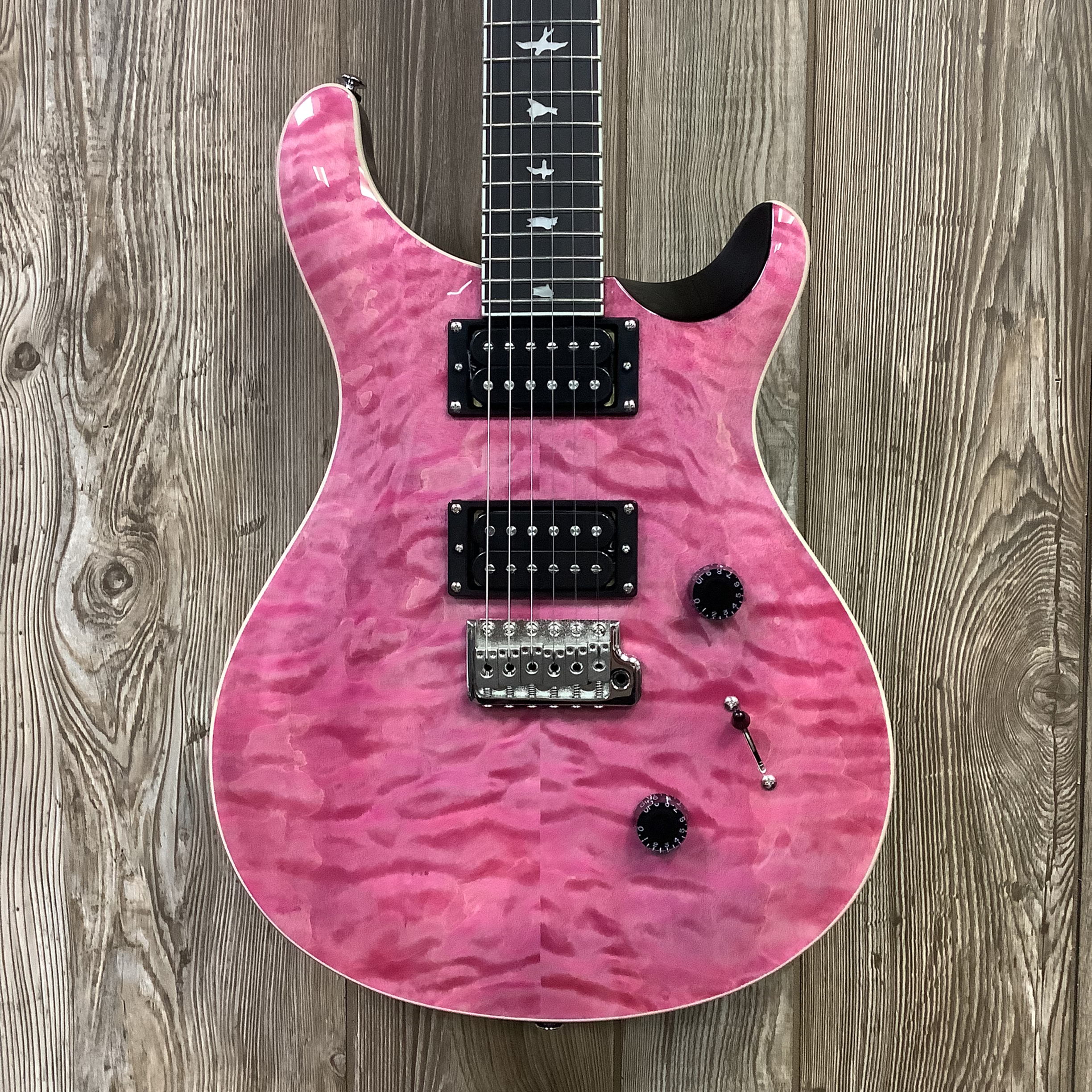 PRS SE Custom 24 Quilted Violet w/bag