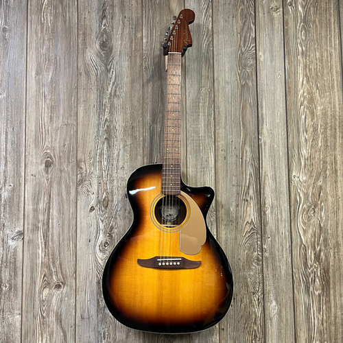 Fender Newporter Player SB WN 美品 Fender Newporter Acoustic / Electric Guitar, SB