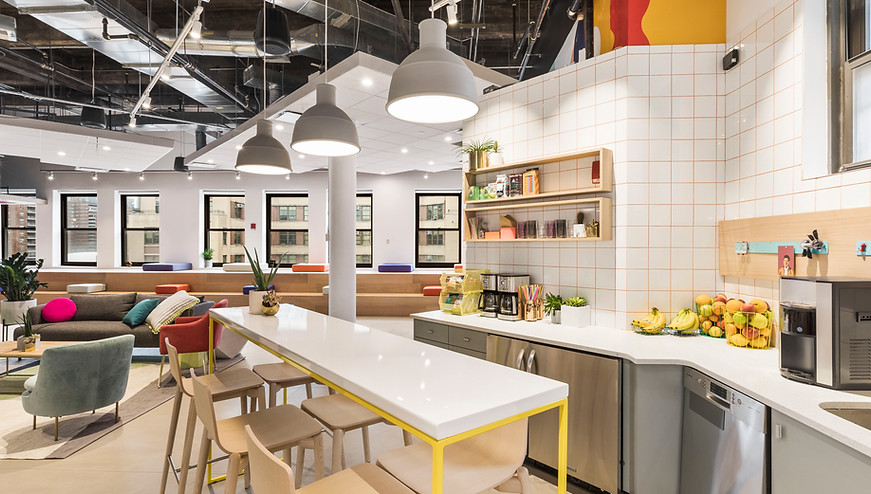 Modern Kitchen in Workspace