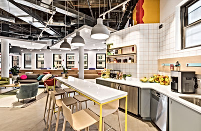 Modern Kitchen in Workspace