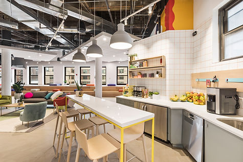 Cocina moderna en Espacio de trabajo