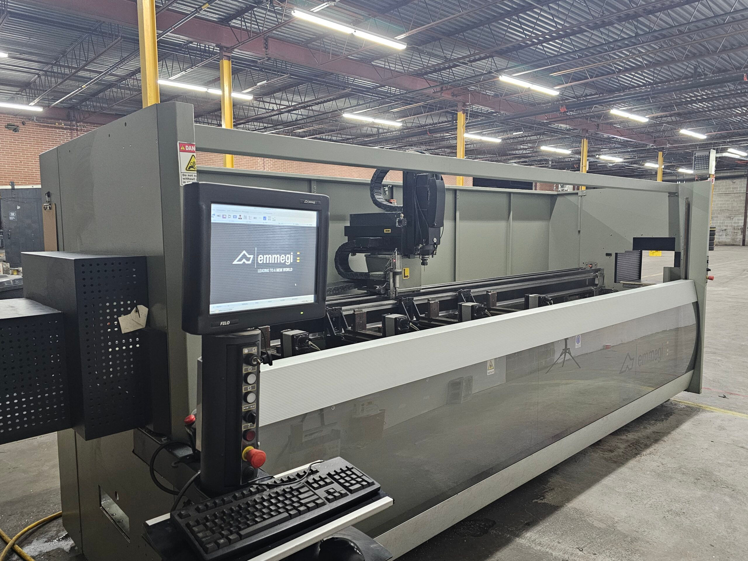 CNC used-like new Emmegi 3 axis machine