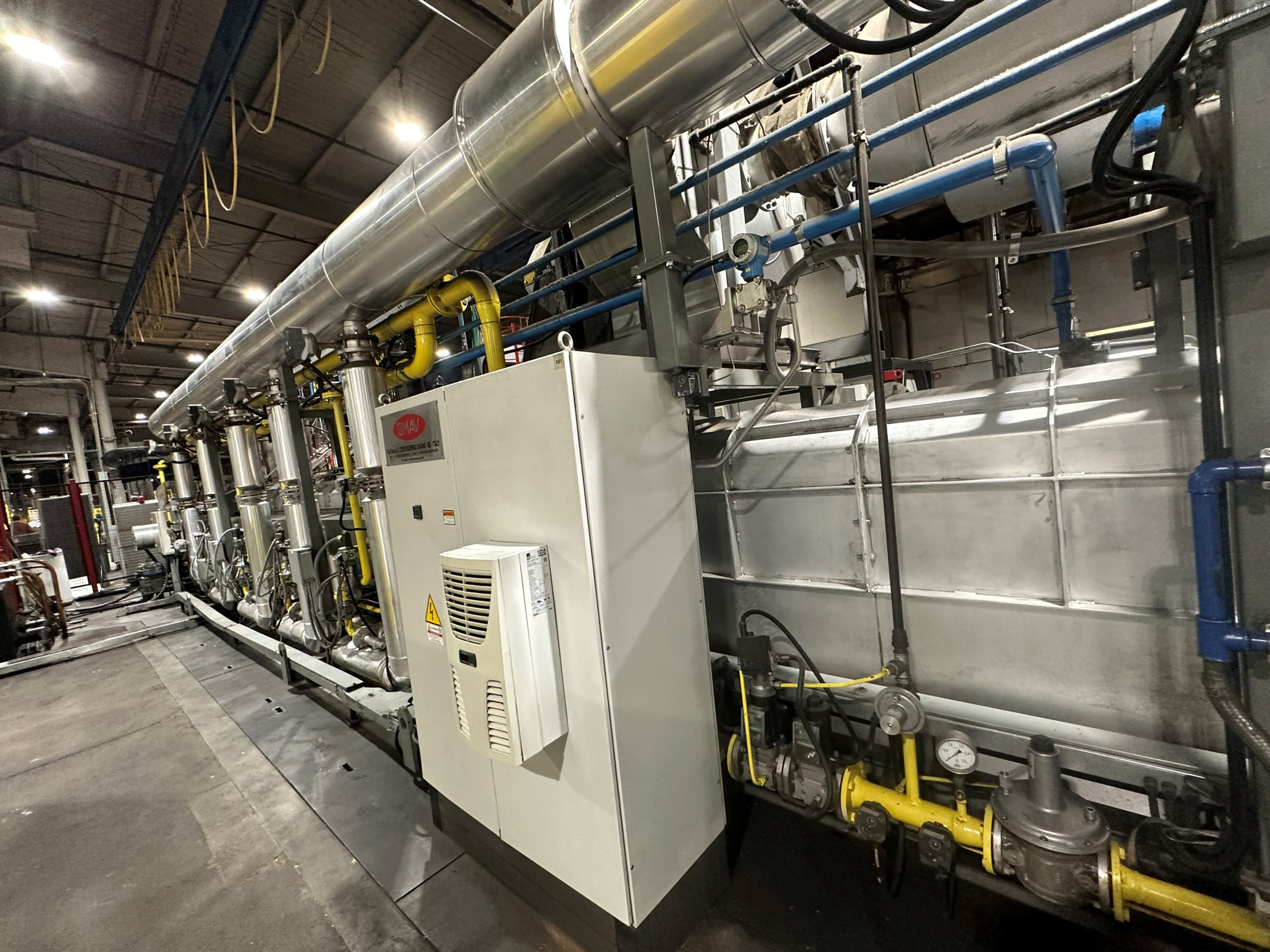 OMAV log furnace/shear 8" for LH press