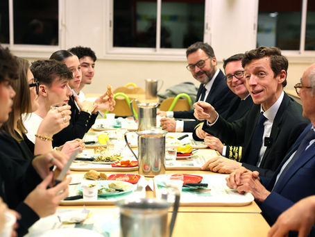 Le ministre de l’Education, Édouard Geffray, en immersion au lycée de Chasseneuil
