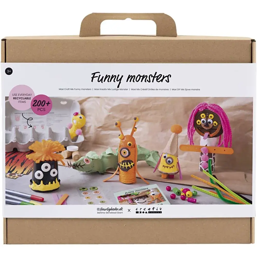 DIY funny monsters