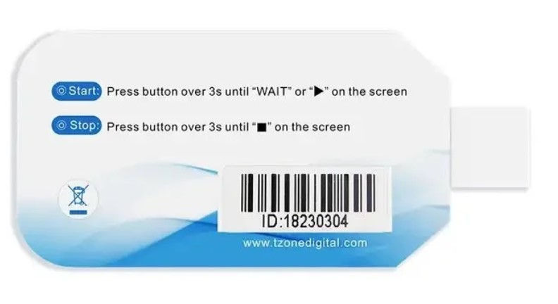 Thumbnail: TempU09 Disposable Temperature Logger (USB)