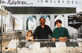 ACC Crafts Fair in San Francisco with 2 guest helpers, Alexis Revere and Dustin Revere.