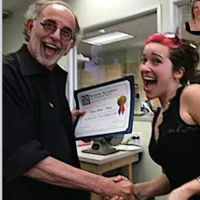 Congratulating a Jewelry Technician Intensive graduate