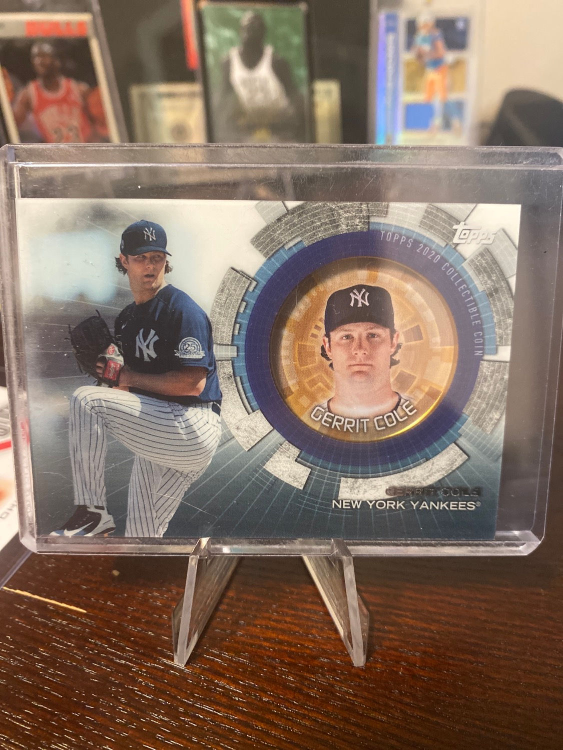 2020 Topps Gerrit Cole coin card