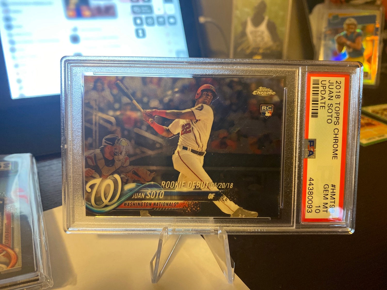 2018 Juan Soto Topps Chrome Psa 10