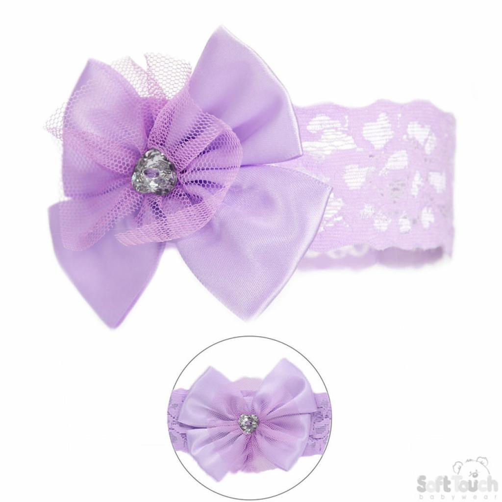 Lilac Lace Headband 