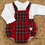 Thumbnail: Red Tartan Romper Set