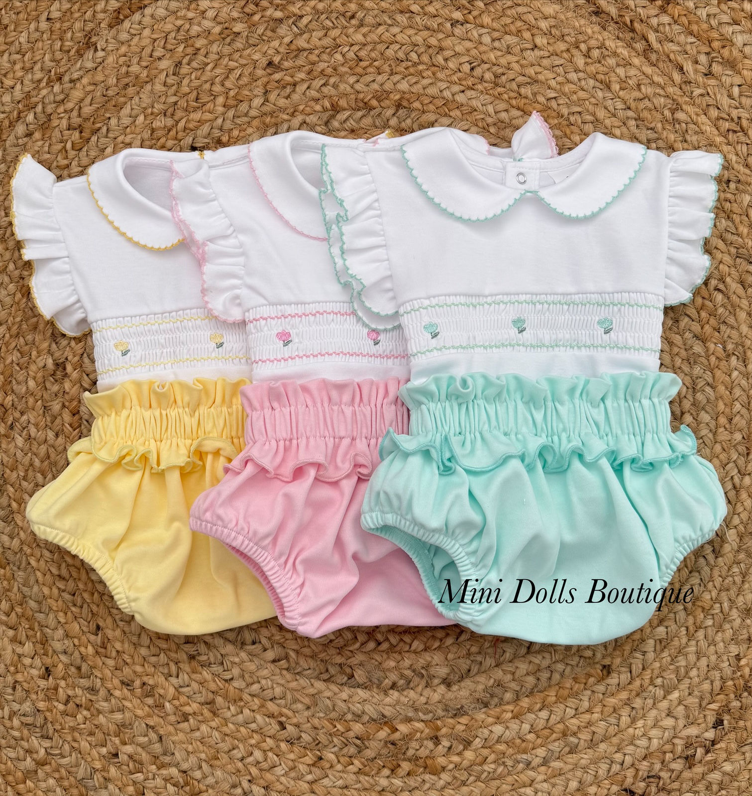 Smocked Ruffle Set 