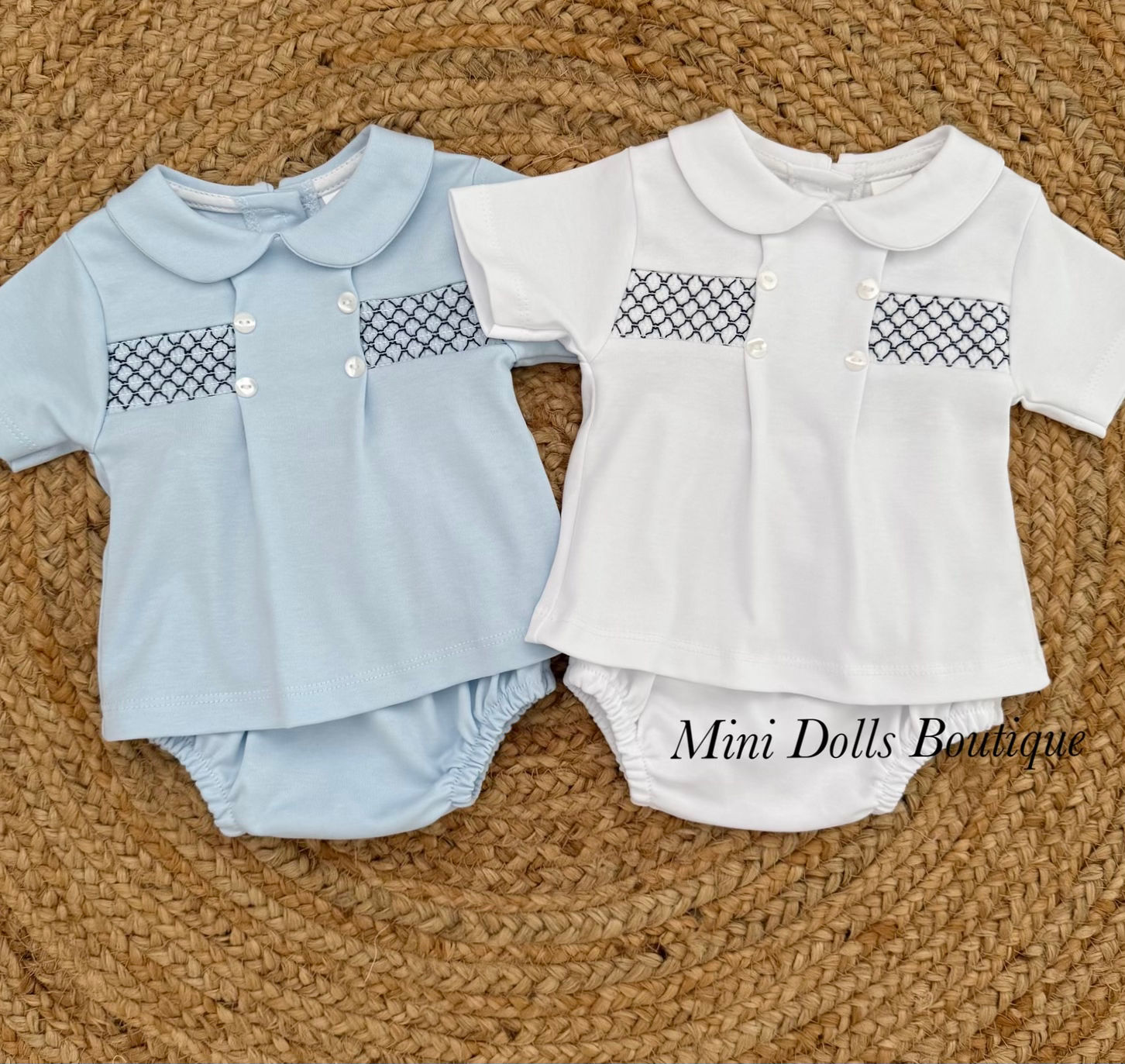 Smocked Jam Pants Set 