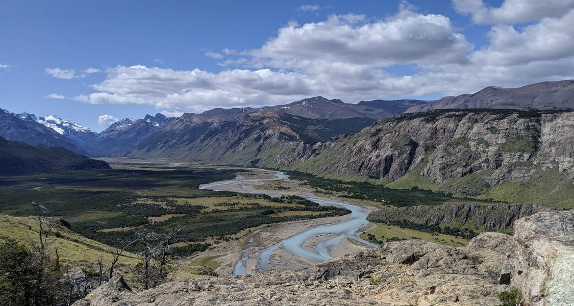 De las vueltas River in Los Glaciares National Park, El Chalten, Argentina.