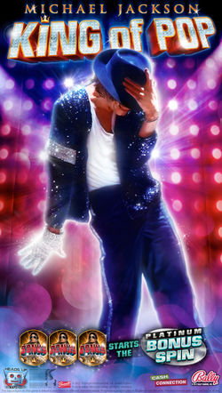 King of Pop upper screen