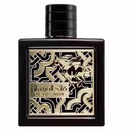 Lattafa Qaed Al Fursan perfume bottle