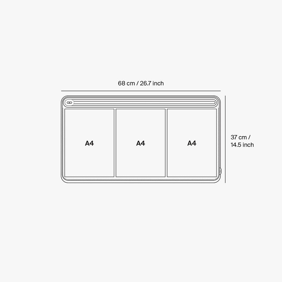 Thumbnail: Orbitkey Desk Mat Medium Black