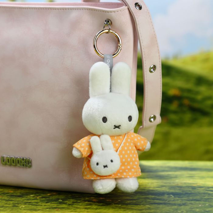 Thumbnail: MIFFY YELLOW DOT DRESS WITH MIFFY BAG KEYRING