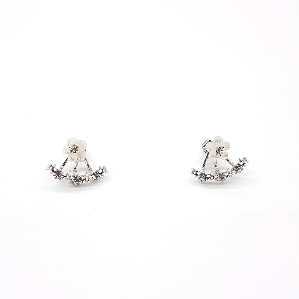 Thumbnail: Cherry Blossom Jacket Earring - MOOII