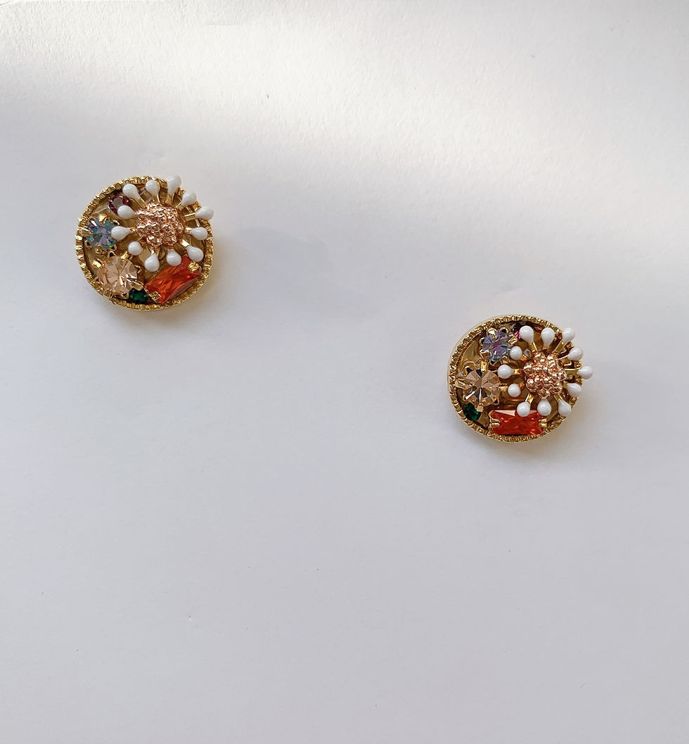 Thumbnail: MOOII Chrysanthemum Ear Studs