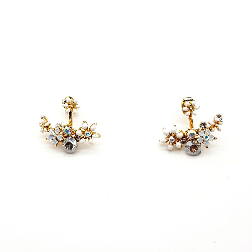 Thumbnail: Garden Curve Bar Earrings - Mooii