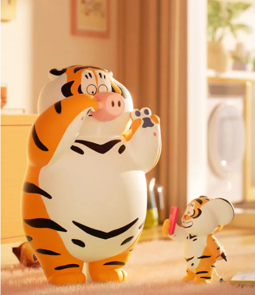 Thumbnail: Alexander the Fat Tiger Blind Box - Roaring Love series