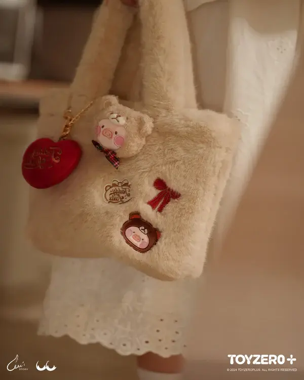 Thumbnail: LuLu the Piggy - Teddy LuLu Plush Tote Bag