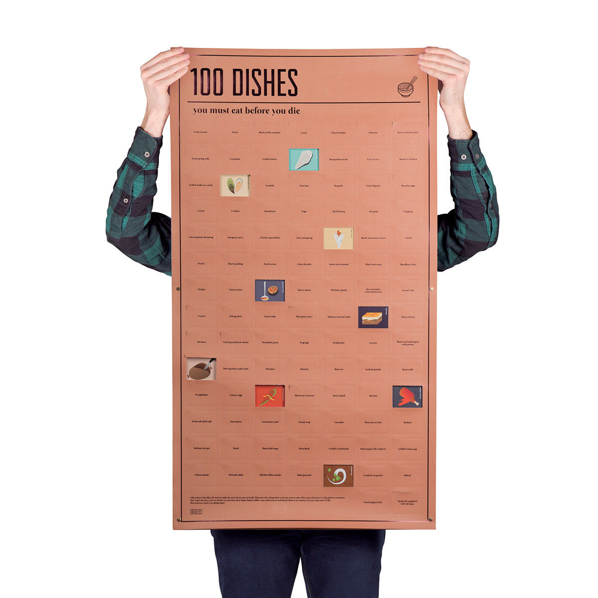 Doiy: 100 Dishes You Must Eat Before You Die Poster