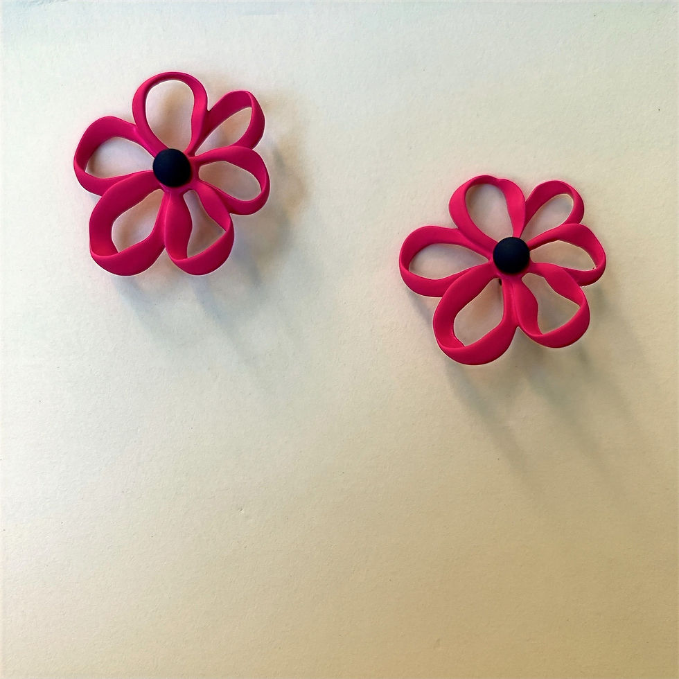 Thumbnail: MOOII Colourful Flowers Earrings