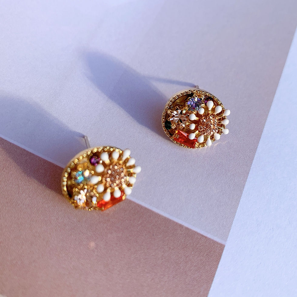 Thumbnail: MOOII Chrysanthemum Ear Studs