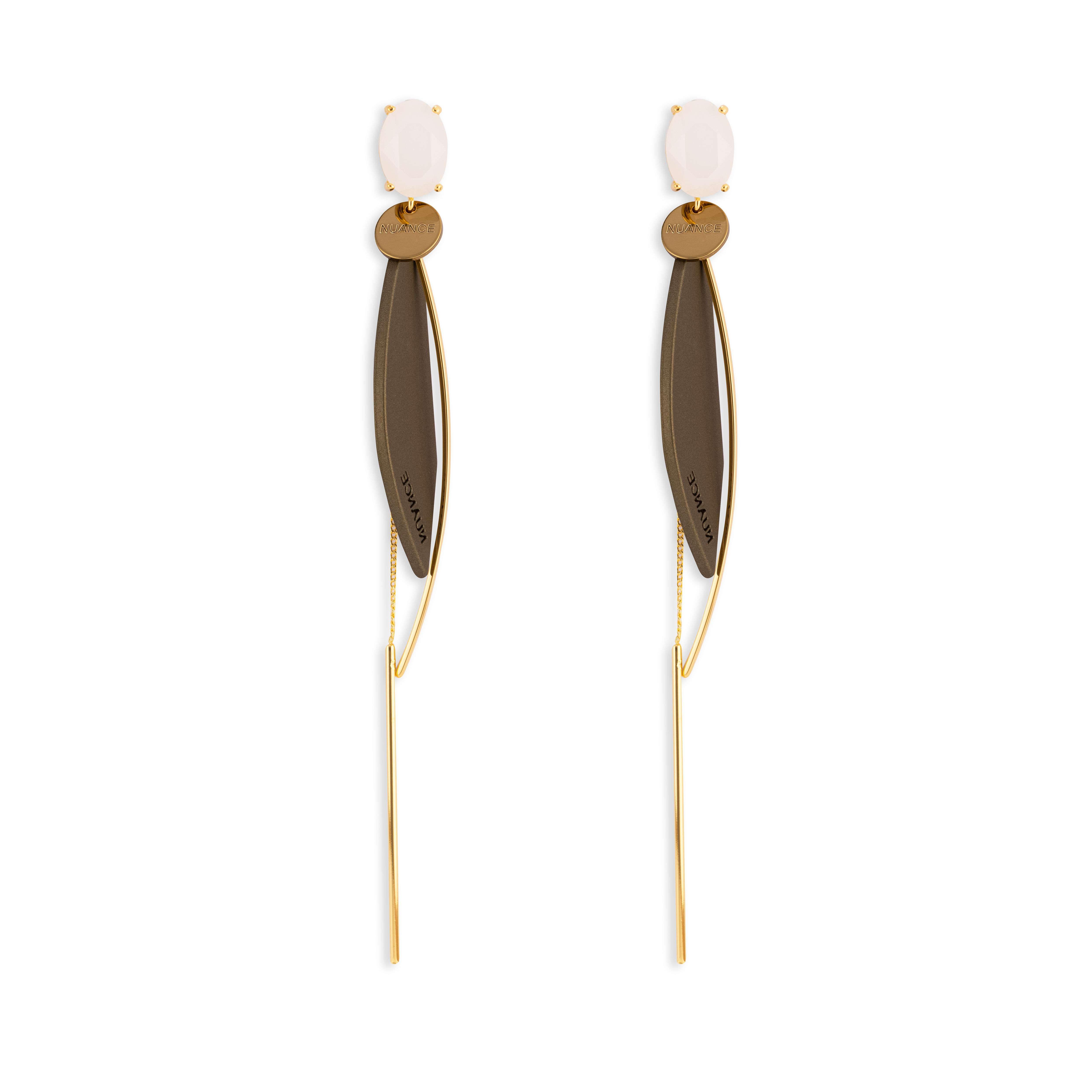 Geometric Asymmetric Earrings - MOOII