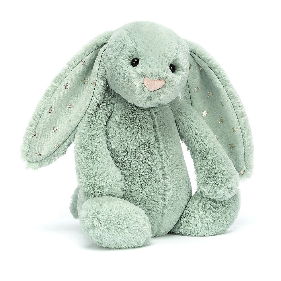 Thumbnail: Jellycat: Medium Bashful Sparkly Eared Bunnies