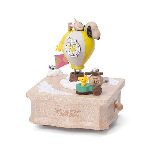 Snoopy 75th Hot Air Balloon & Propeller - Music Round & Round
