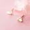 Thumbnail: Gold and Shell Sterling Silver Ear Studs - MOOII