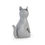 Thumbnail: Zuny Doorstop Cat Tuxedo Grey