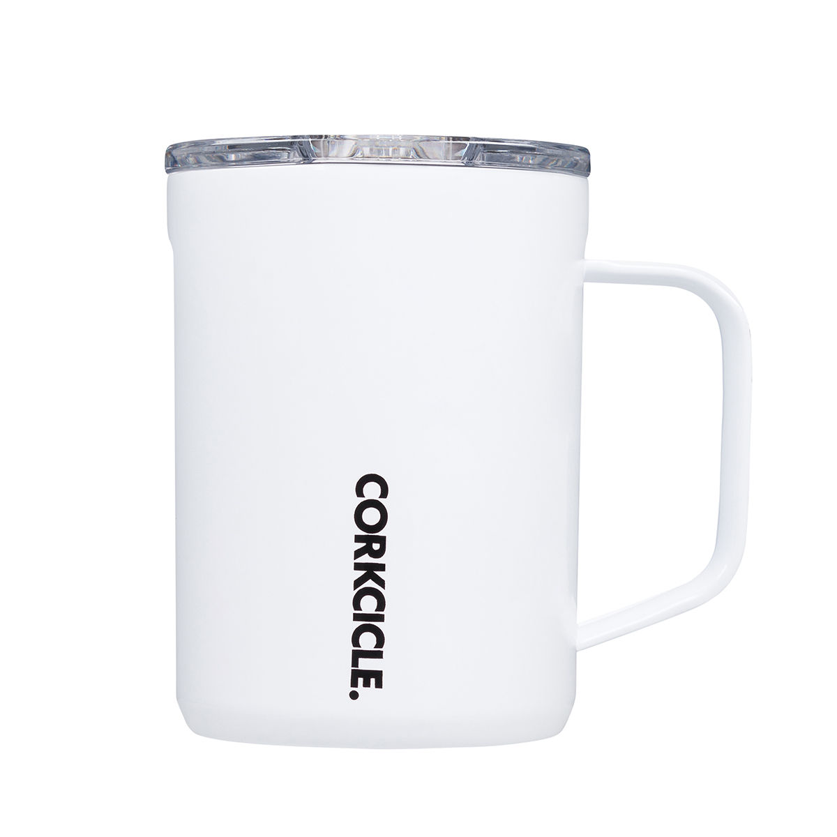 Corkcicle: Classic Mug 475ml - White Insulated Stainless Steel Mug