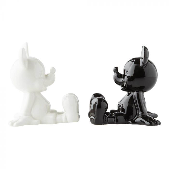Thumbnail: Disney Gift: Salt & Pepper Shaker Set: Black & White Mickey
