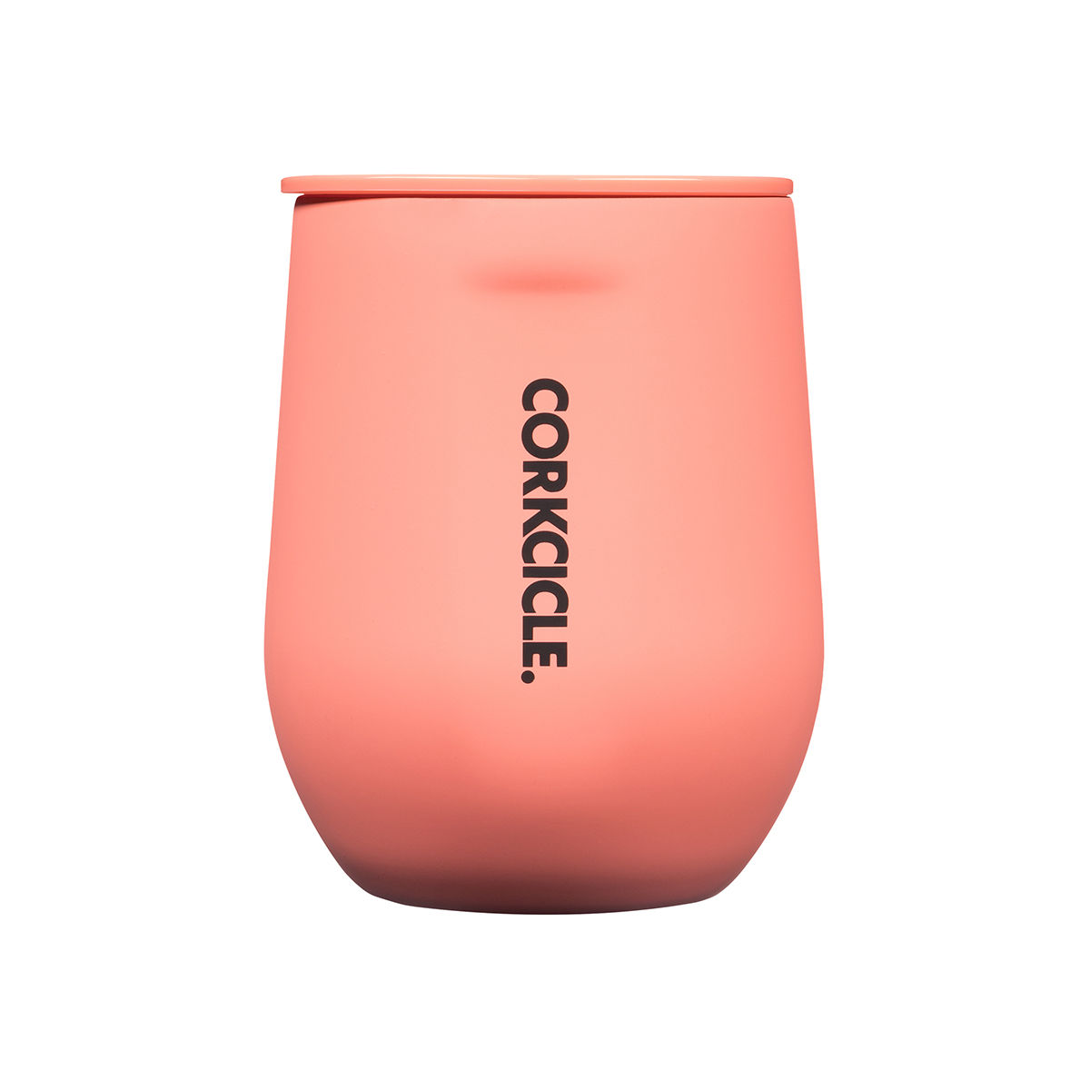 Corkcicle: Neon Lights Stemless 355ml - Coral