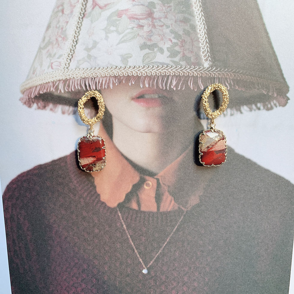 Thumbnail: Amber Dangle Earrings