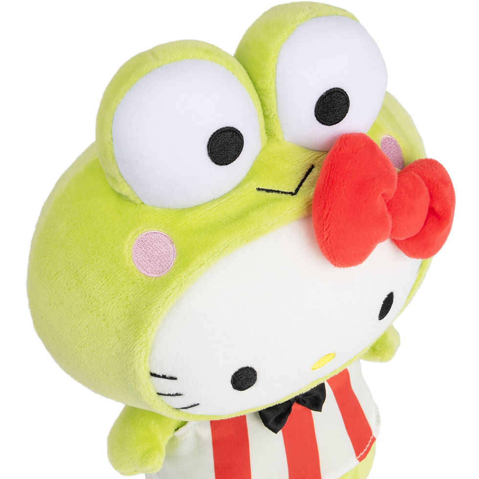 Thumbnail: Hello Kitty x Keroppi Costume Plush 25cm