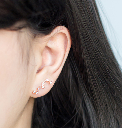 Thumbnail: Big Deeper Sterling Silver Ear Studs - MOOII