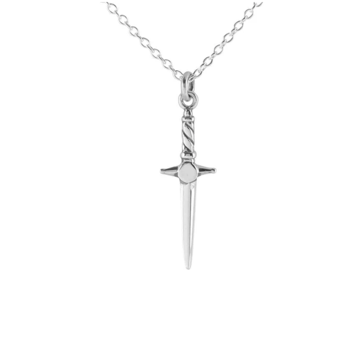 Cosmic Dagger Sterling Silver Necklace
