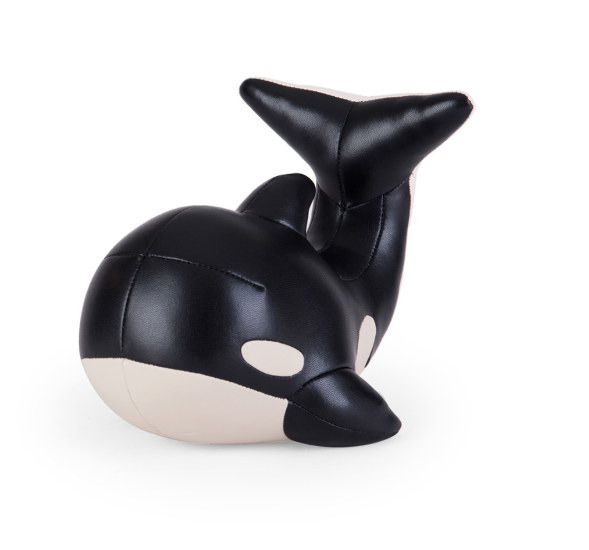 Zuny Bookend Whale Black